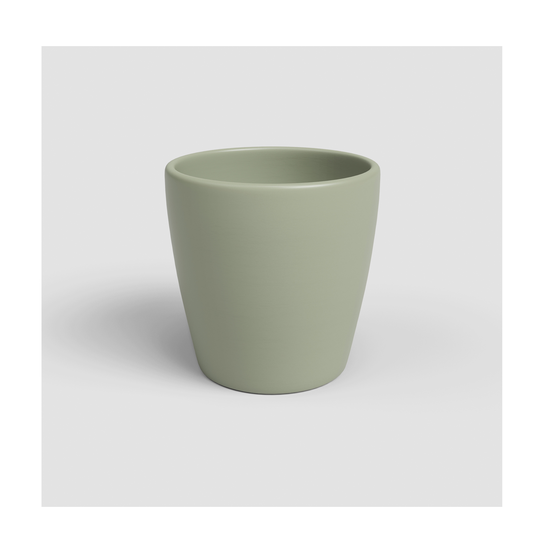 Vaso Cerâmico Orq Thalia Verde Claro 14 CM ARTEVAS