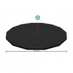 Coberttura Inverno Tubular 427 CM BESTWAY Coberttura Inverno Tubular 427 CM BESTWAY