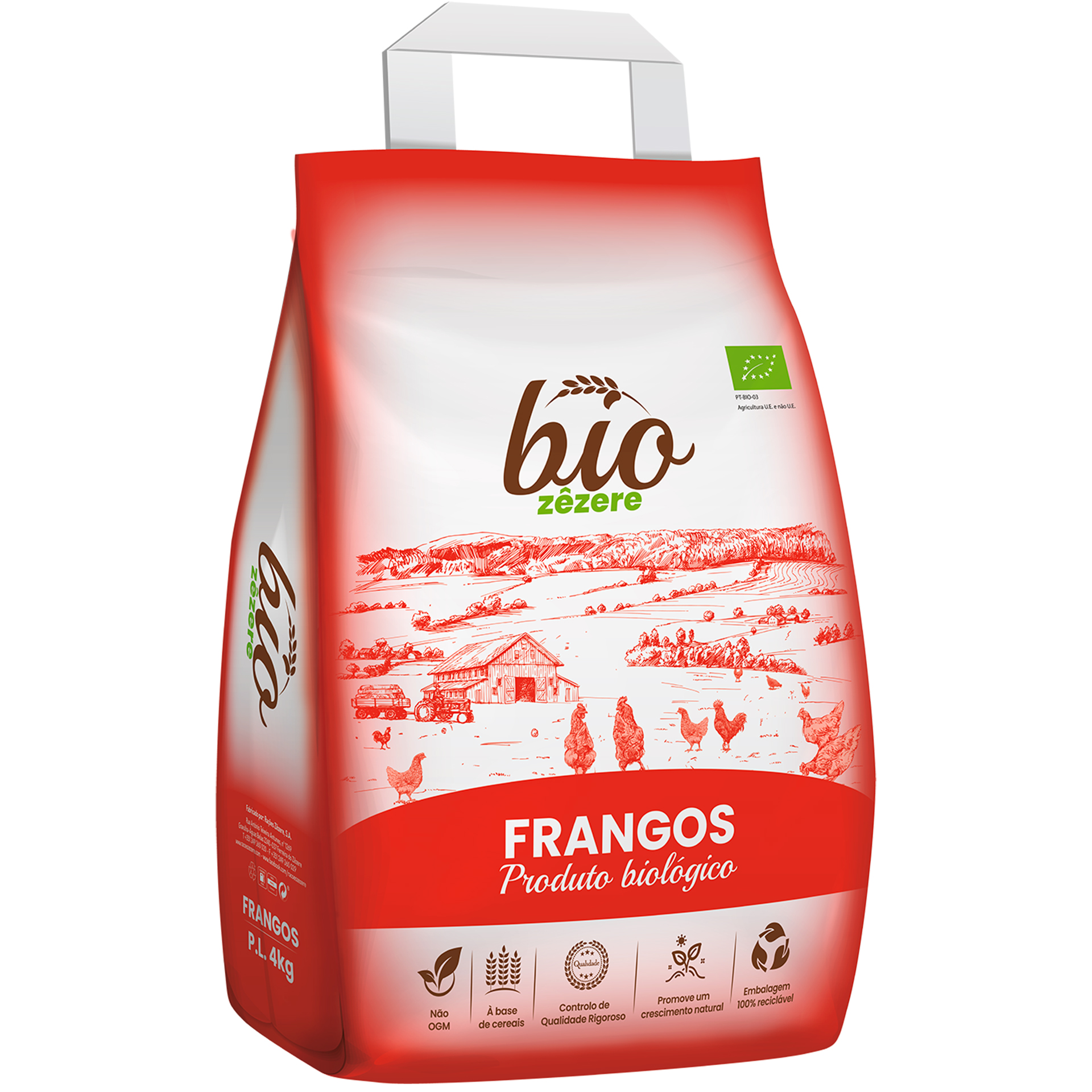 Ração Granulado Biológica Frangos 4 KG ZÊZERE