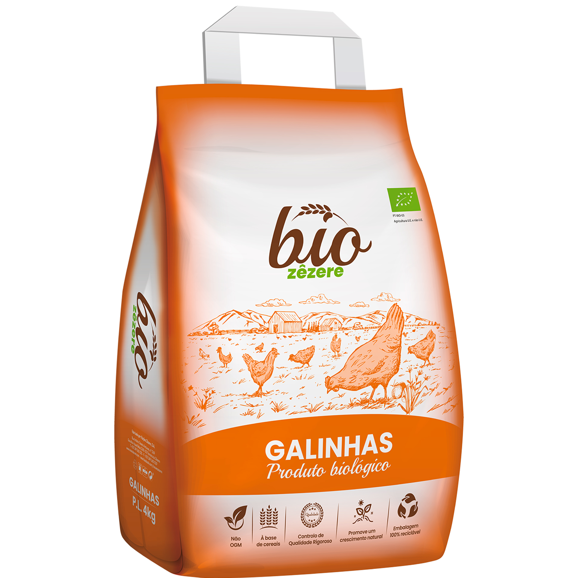Ração Granulado Biológica Galinhas 4 KG ZÊZERE