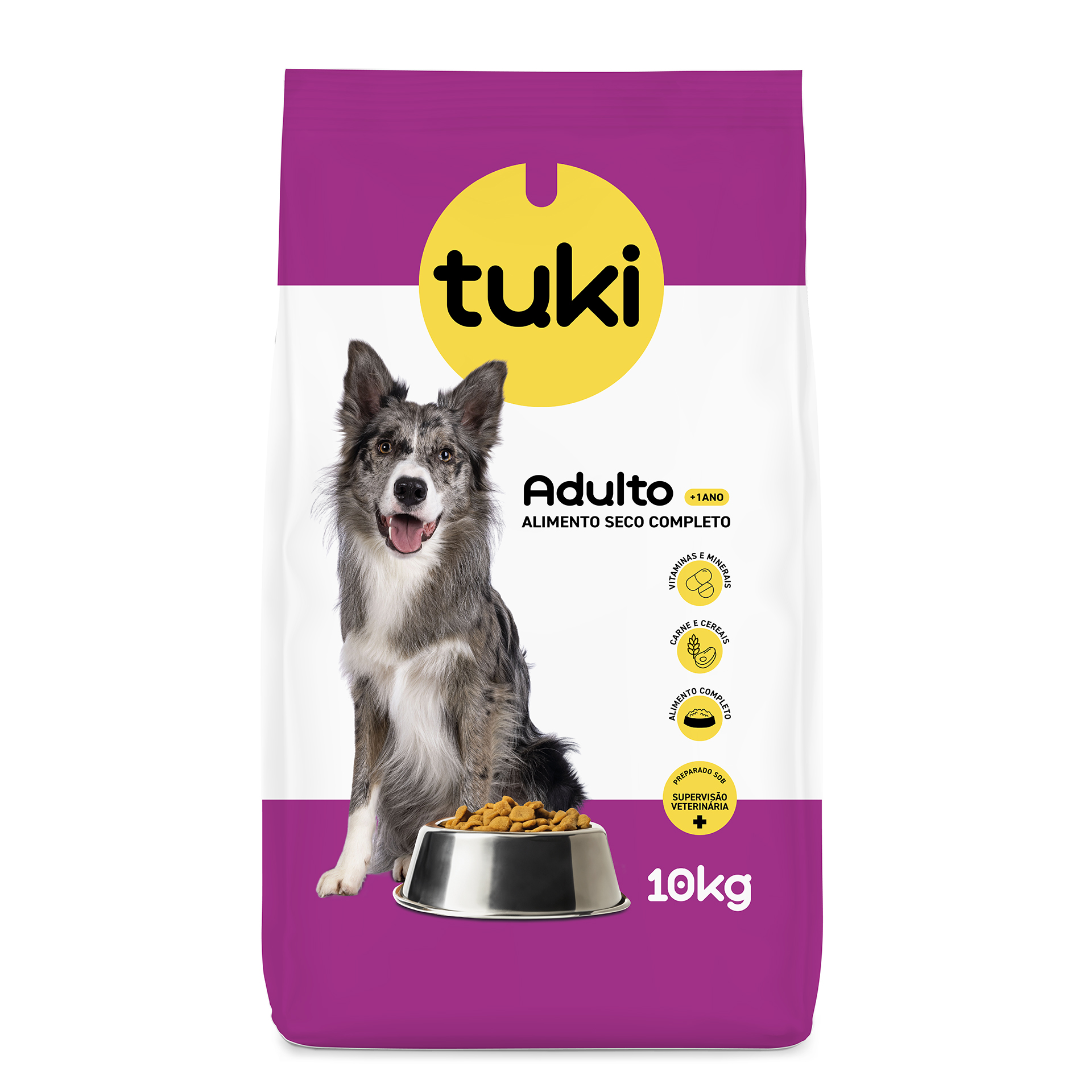 Alimento Seco Para Cão Adulto 10 KG TUKI