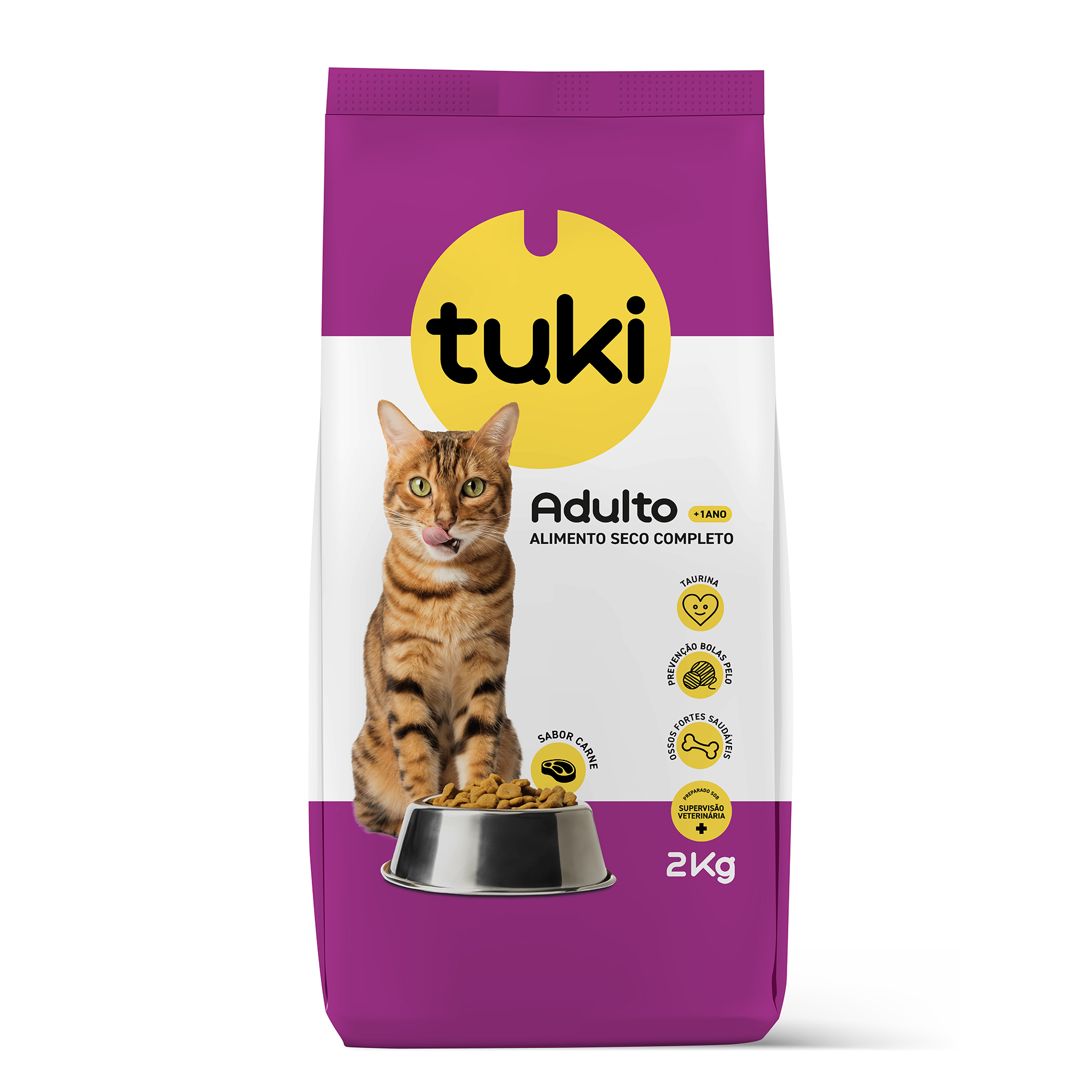 Alimento Seco Para Gato 2 KG TUKI