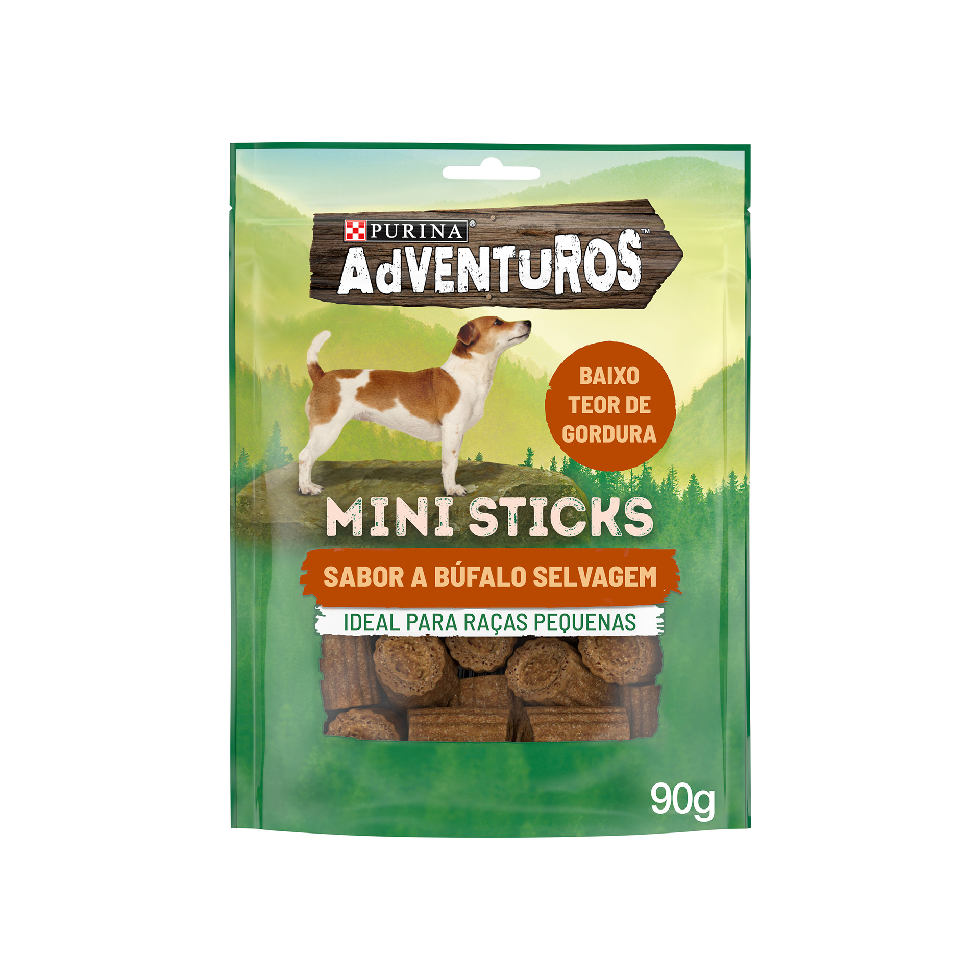 Snack Para Cão Mini Stick Búfalo 90 G ADVENTUROS