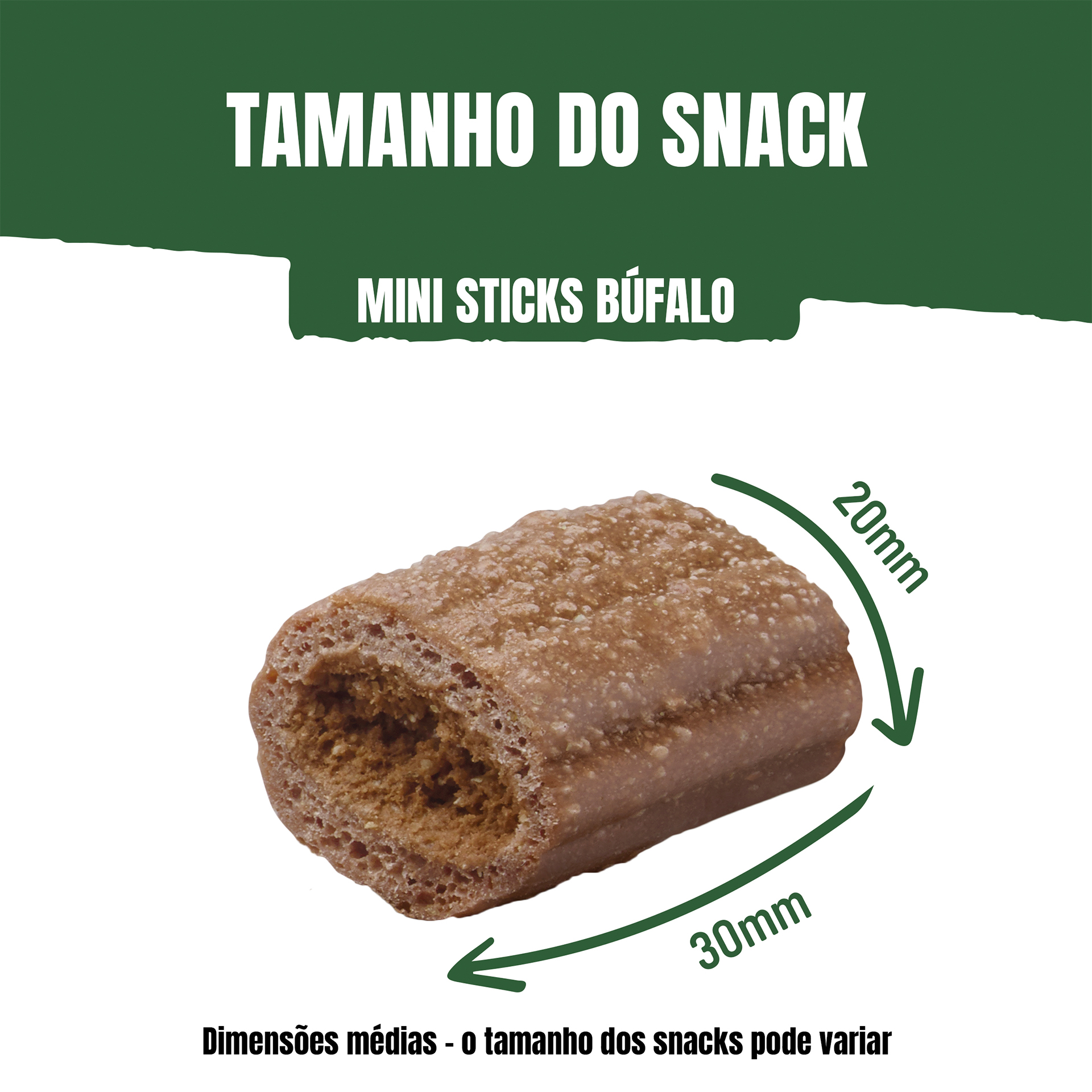 Snack Para Cão Mini Stick Búfalo 90 G ADVENTUROS
