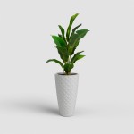 Vaso Havana Tropical 70 CM Cinza ARTEVASI Vaso Havana Tropical 70 CM Cinza ARTEVASI