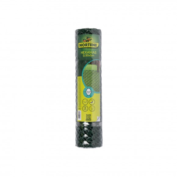 Rede Hexamas Verde 0,5X5 M