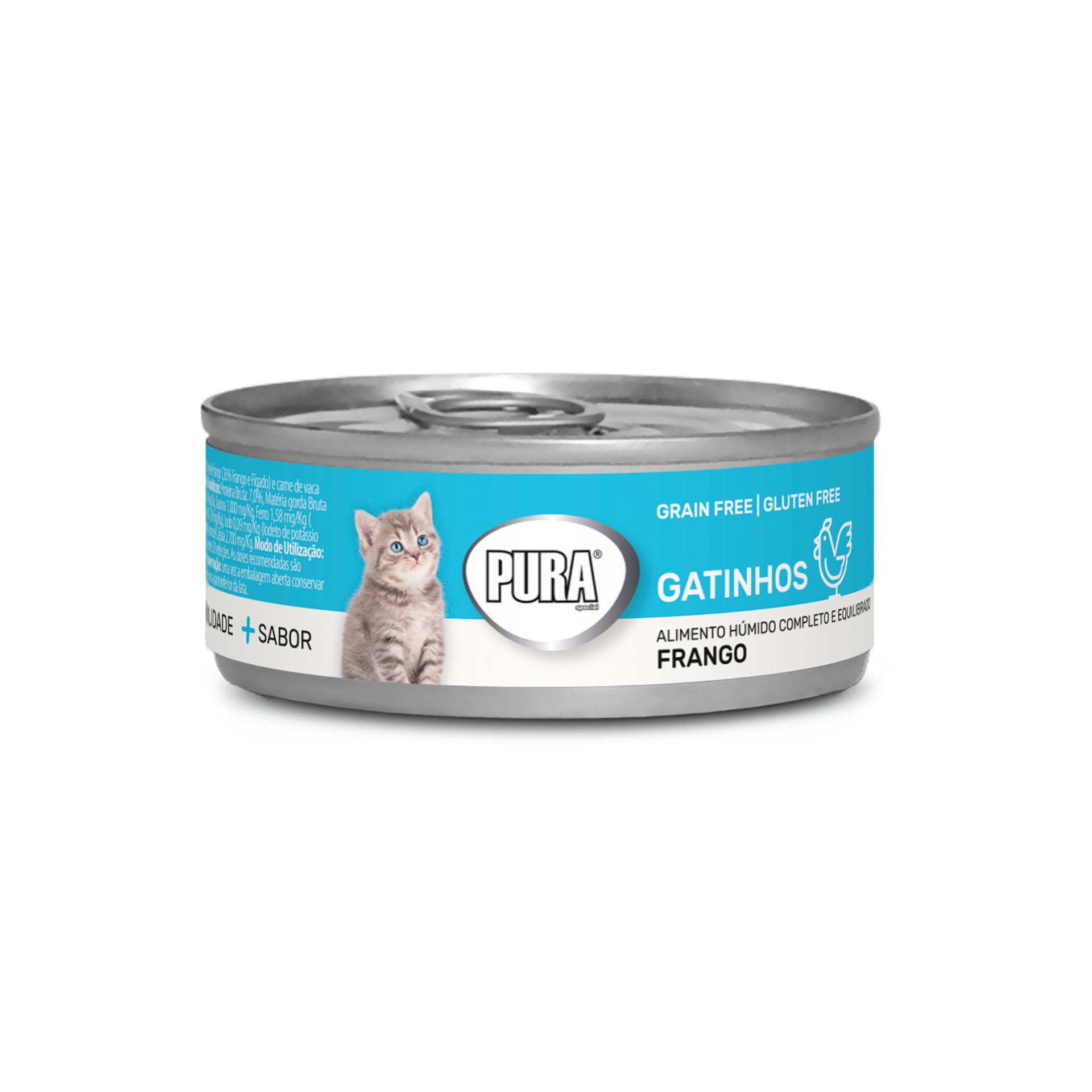 Alimento Húmido Gatinho Frango 85 G PURA SPECIAL
