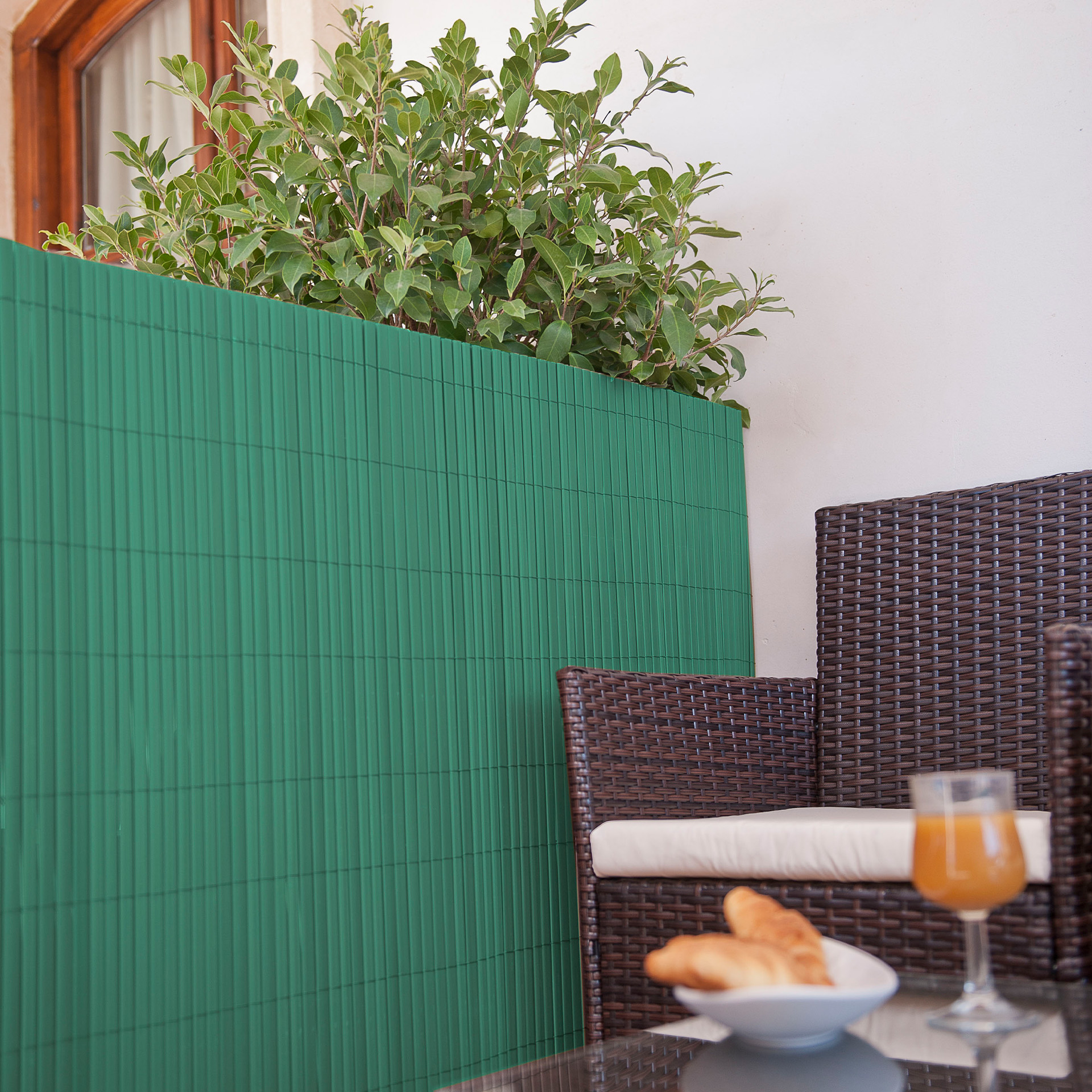 Caniço PVC DOBLE CARA 1600G/M2 Verde 1X3 M