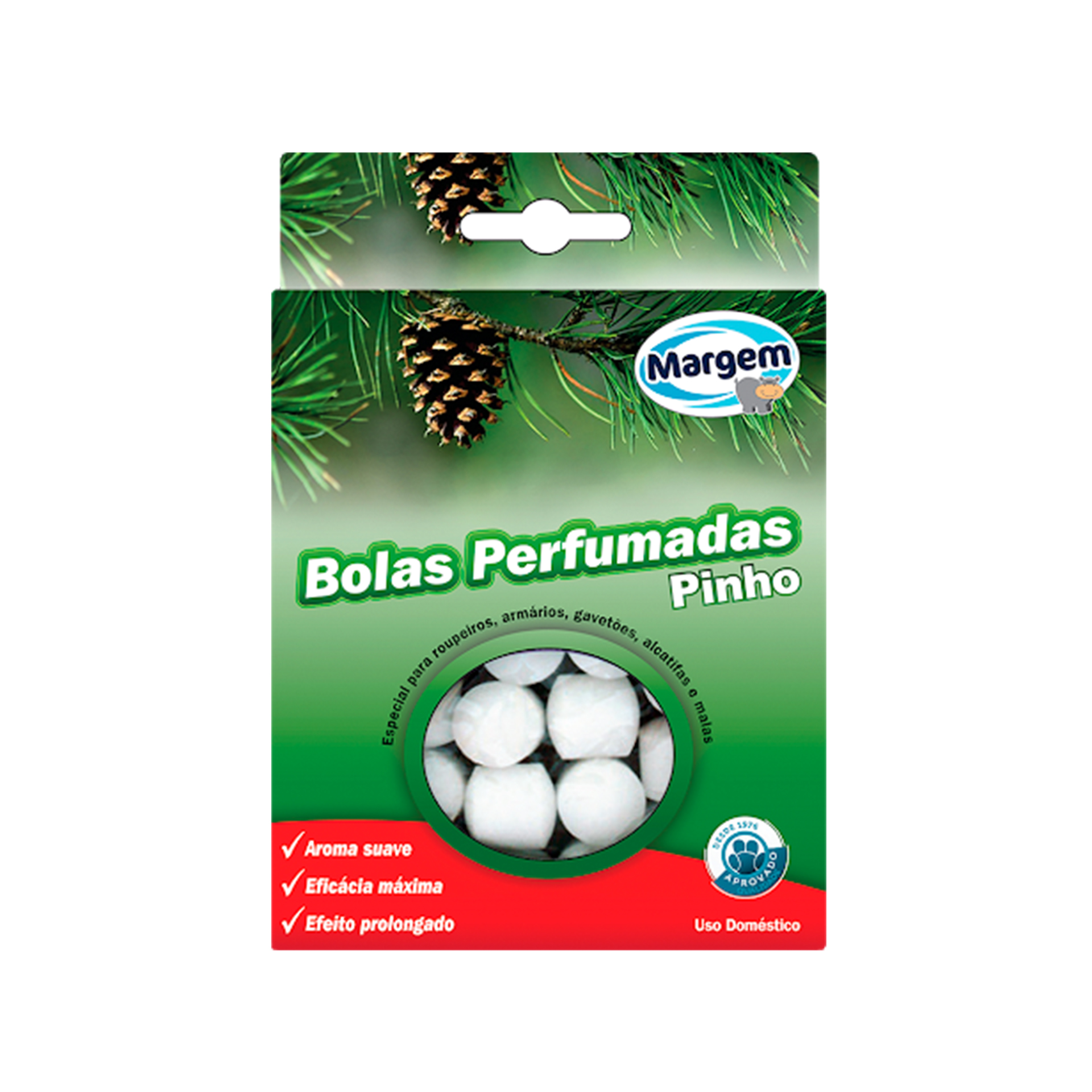 Bolas Naftalina Perfumadas Pinho MARGEM