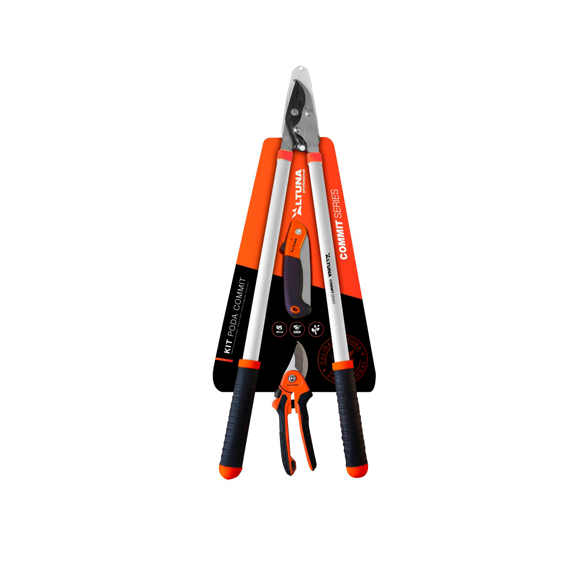 Conjunto Poda Com Tesoura 2 Mãos, Tesoura Manual