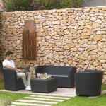 Conjunto Confort Sofá+2 Cadeiras + Mesa Antracite Conjunto Confort Sofá+2 Cadeiras + Mesa Antracite