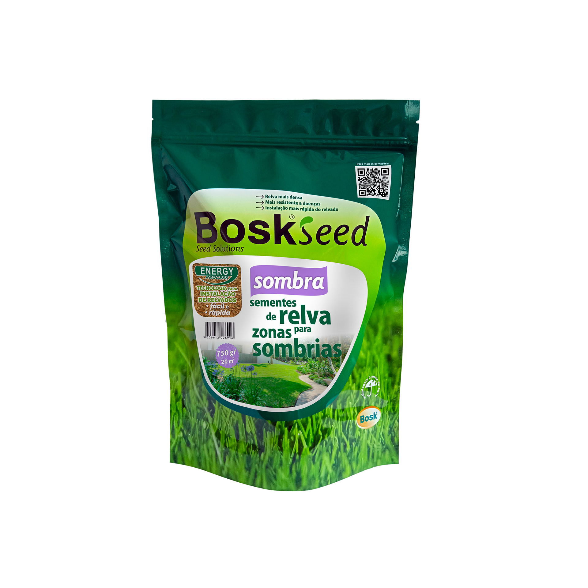 SEMENTE RELVA BOSKSEED SOMBRA 750GR