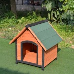 Casota De Madeira Para Cão 72X76X76 CM NATURAL HOUSE Casota De Madeira Para Cão 72X76X76 CM NATURAL HOUSE