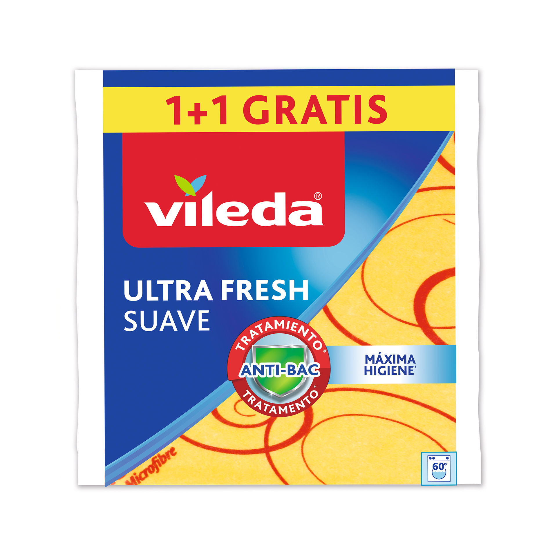 Pano Suave Microfibra 1+1 UN VILEDA