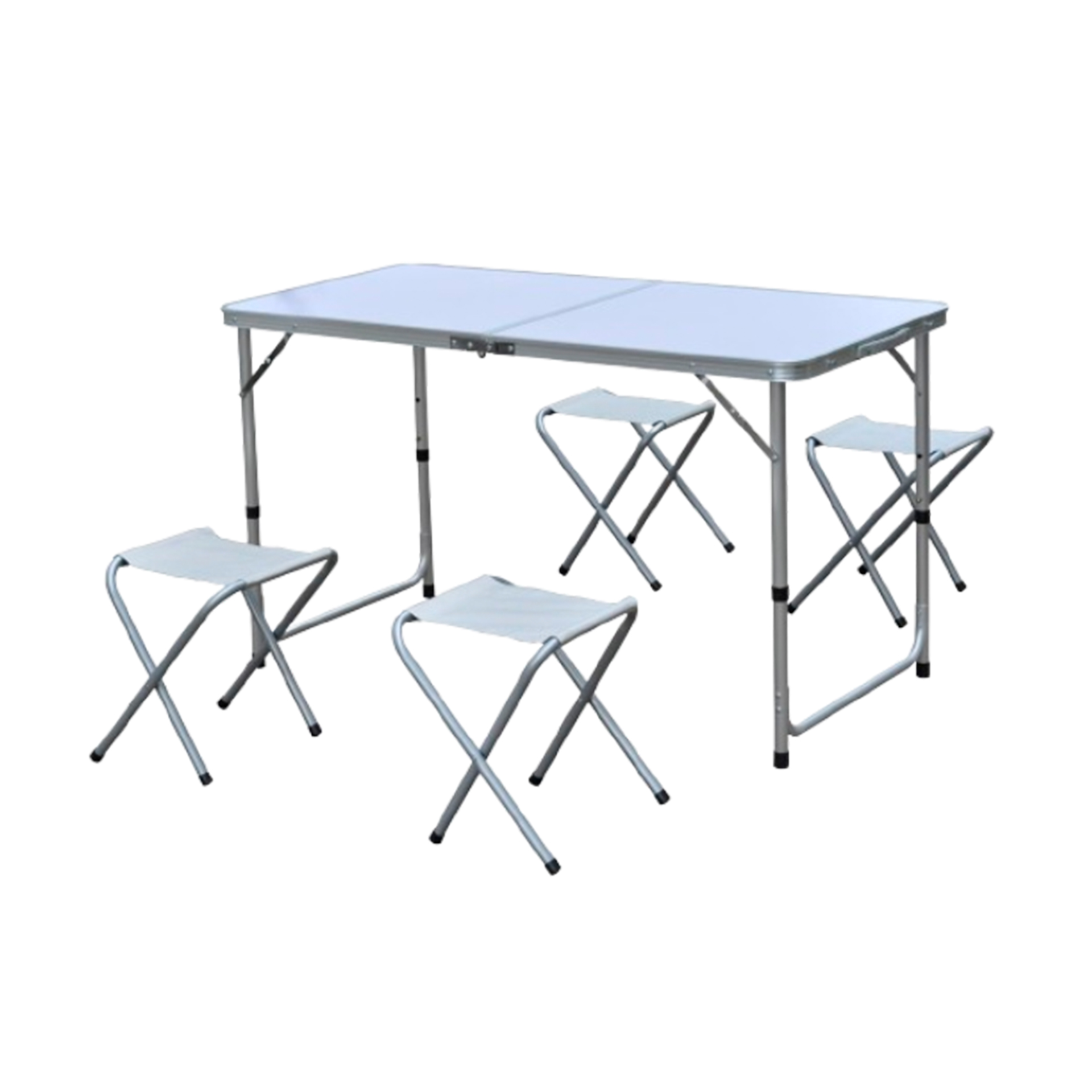 Mesa Aluminío Com 4 Cadeiras 120X60X67 CM SAURIUM