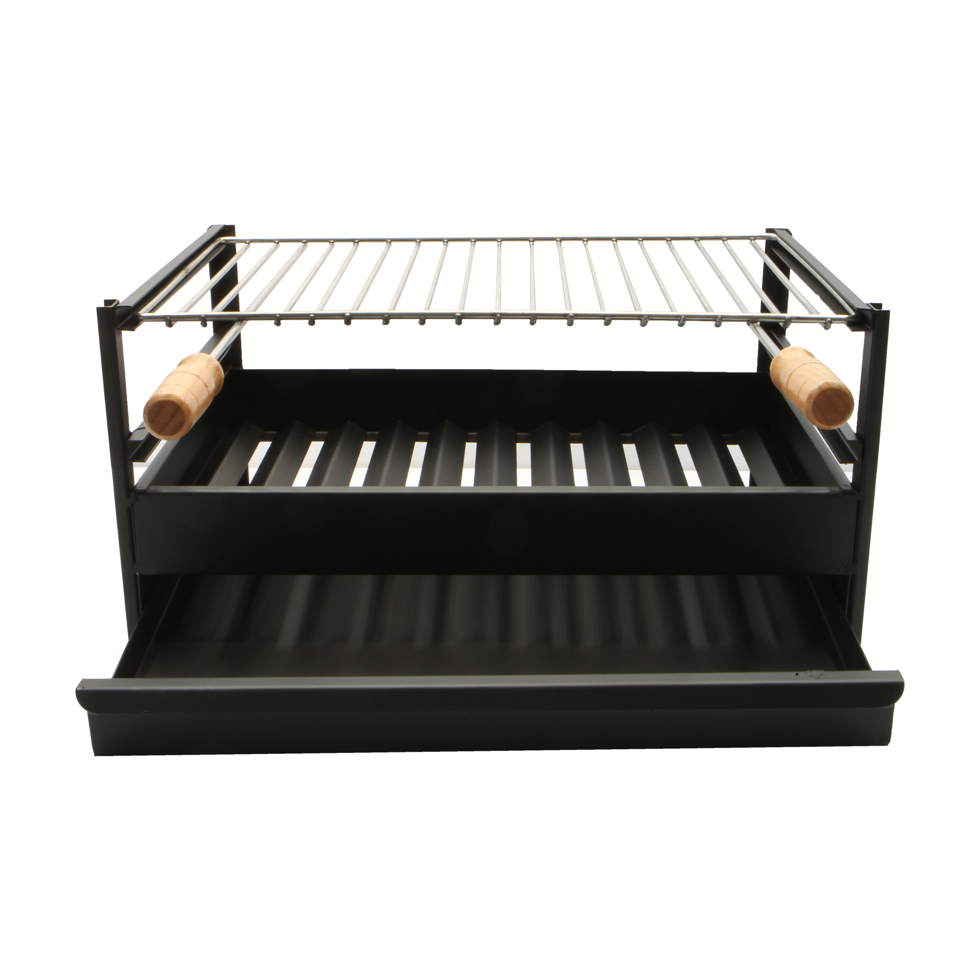 Grelha Tipo Cama Com Pegas de Madeira 70X40 CM