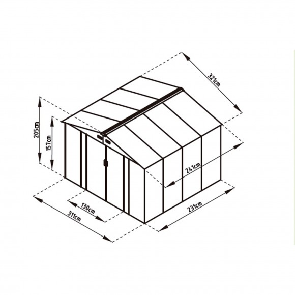 Abrigo Metal 7,7 M2 GARDIUN