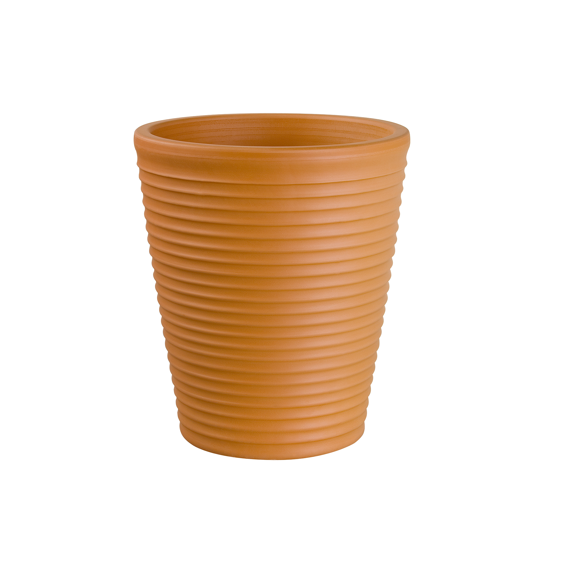 VASO CONE CERÂMICO ONDULADO N45 30X35 CM