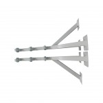 ESTENDAL DE APARAFUZAR LACADO BRANCO COM 3 RODAS ESTENDAL DE APARAFUZAR LACADO BRANCO COM 3 RODAS