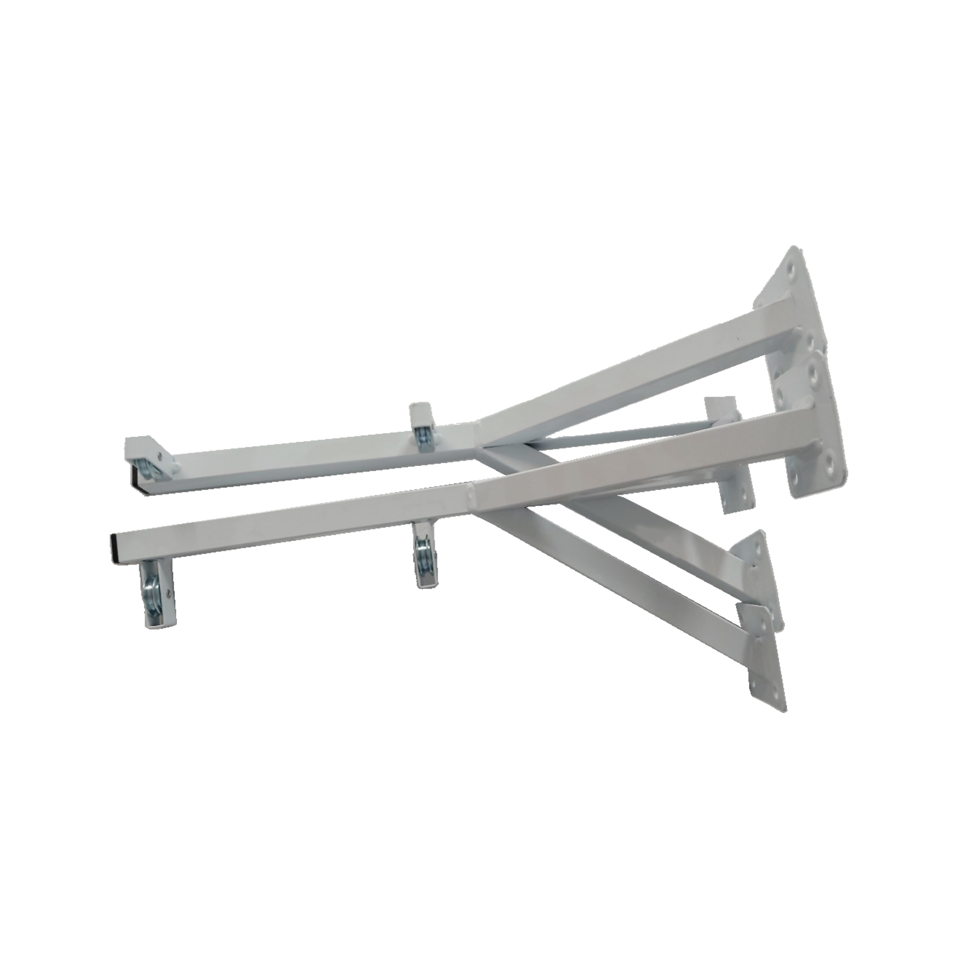 ESTENDAL DE APARAFUZAR LACADO BRANCO COM 2 RODAS