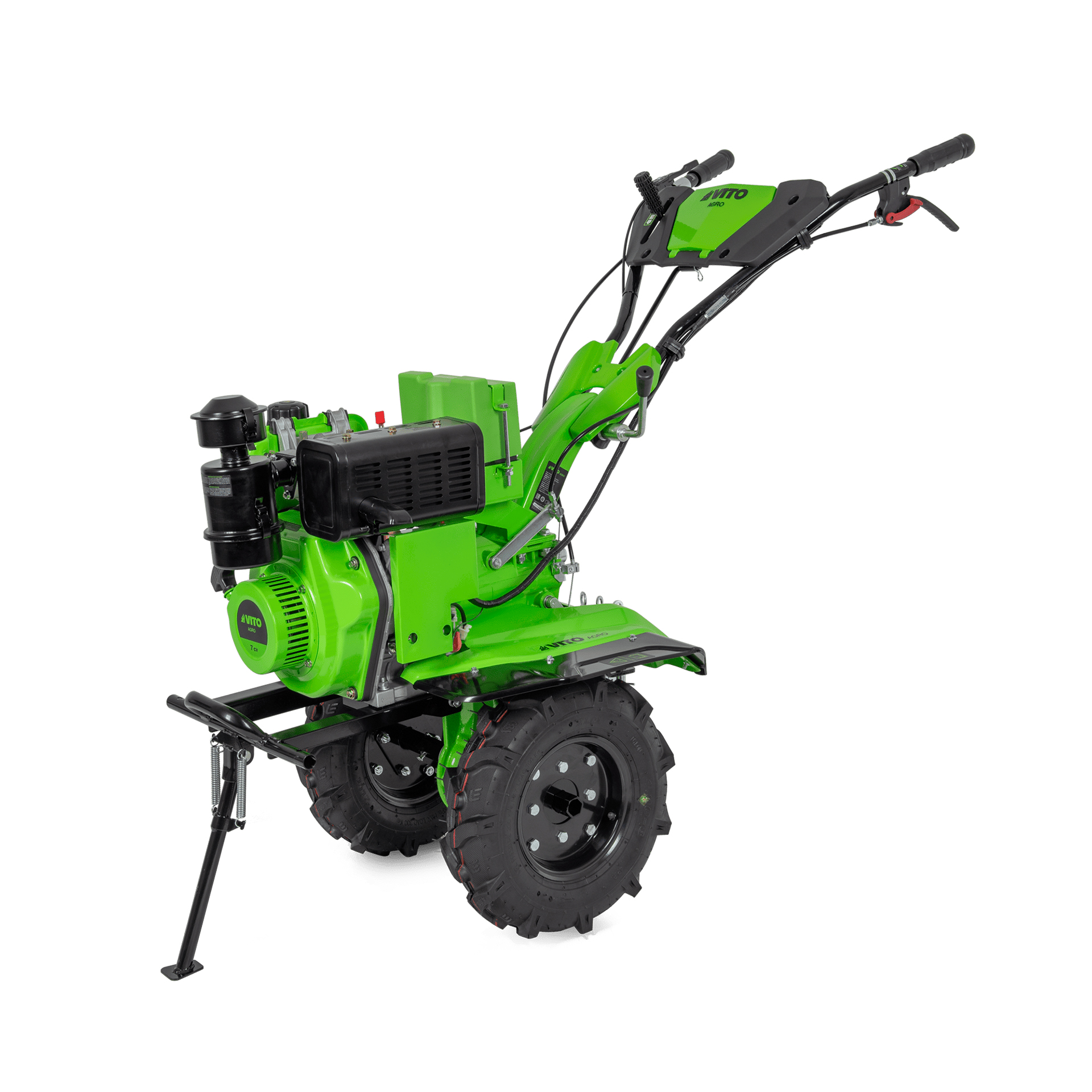 MOTOENXADA DIESEL TRANSMISSÃO DIRETA 7 CV MONTADA