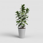 Vaso Porto Alto Cinza Claro 80 CM ARTEVASI