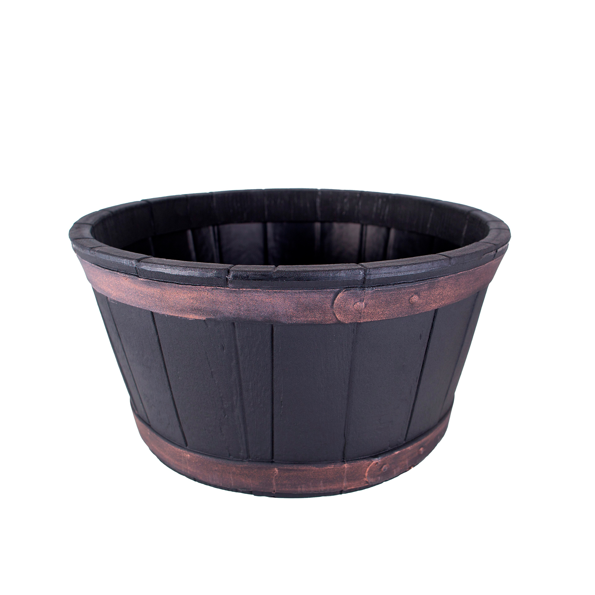 Vaso Barril Imitação Madeira 49 CM STRATA