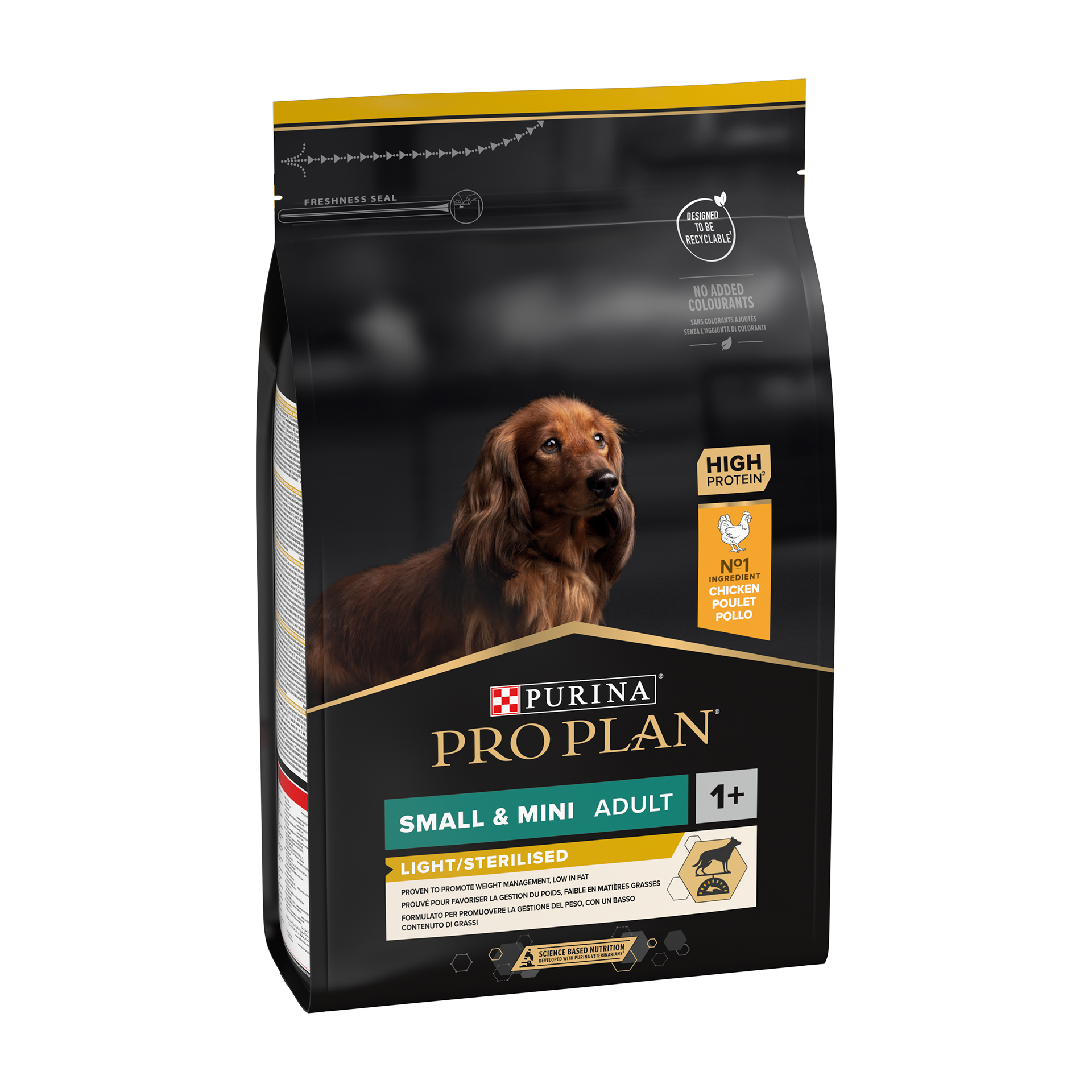 ALIM SECO PARA CÃO MINI ESTERLIZADO FRANGO 3 KG