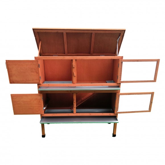 GAIOLA MADEIRA COELHO 116X44X115 CM