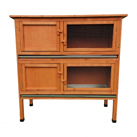 GAIOLA MADEIRA COELHO 116X44X115 CM