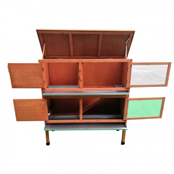 GAIOLA MADEIRA COELHO 116X44X115 CM