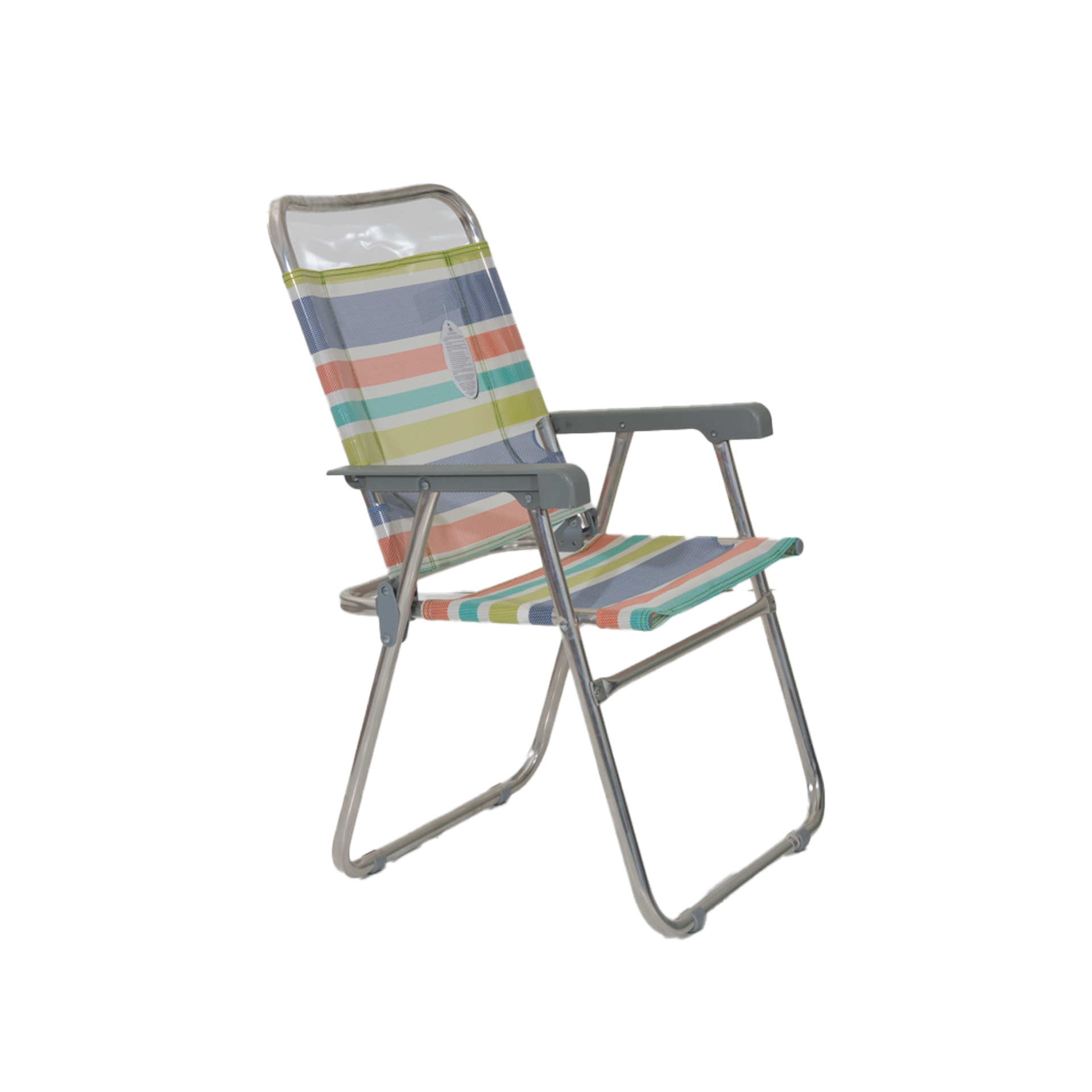 Cadeira Costas Alumínio Jasmim Riscas