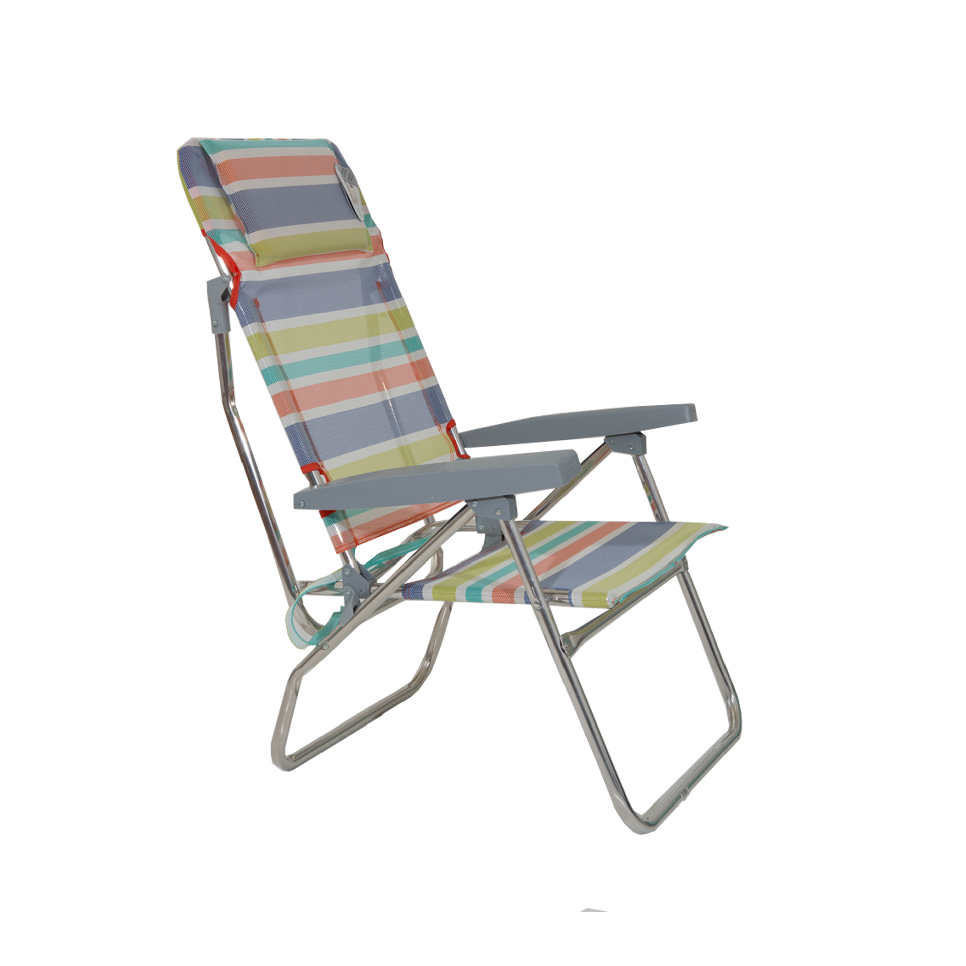 Cadeira Areia Alumínio Evia XL Riscas