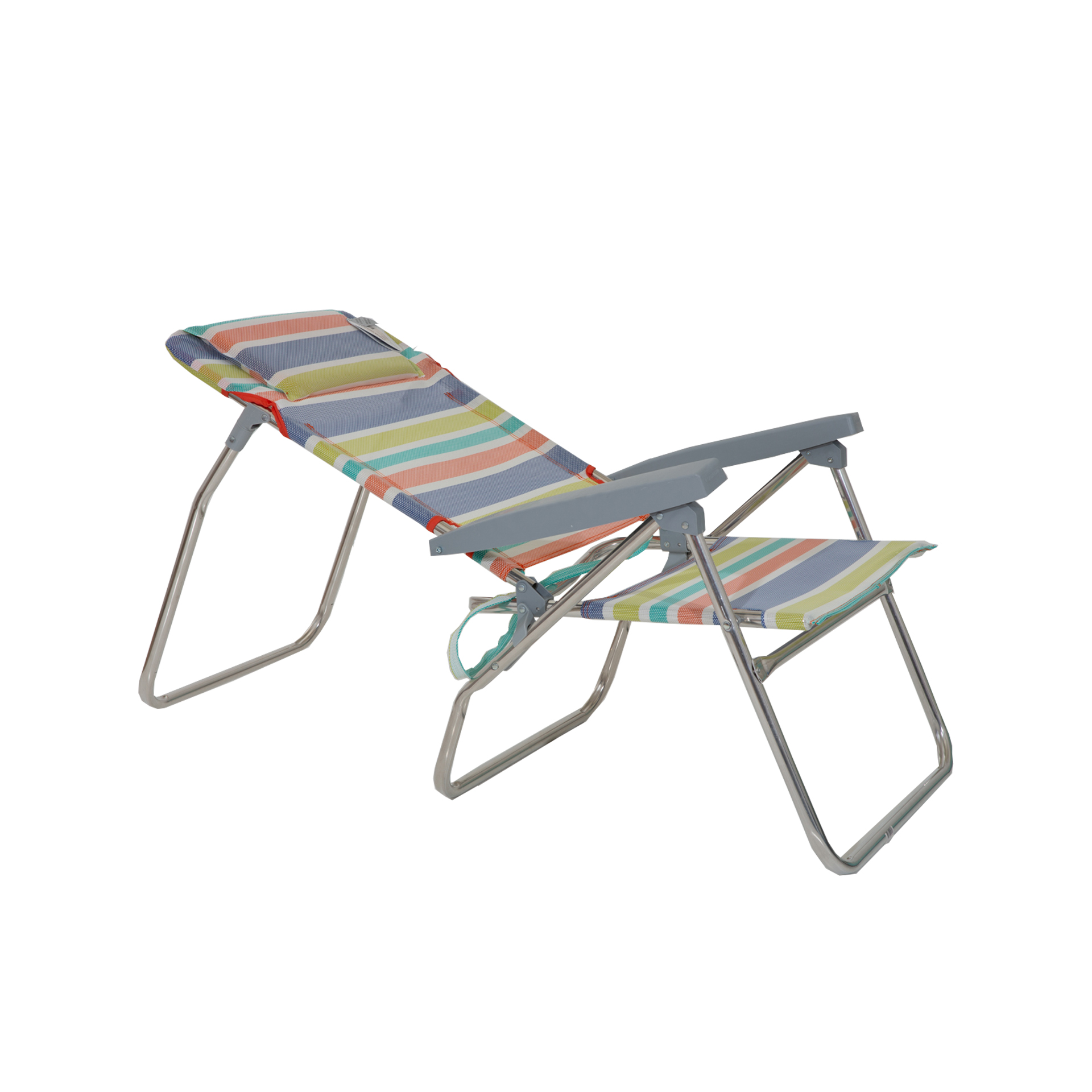 Cadeira Areia Alumínio Evia XL Riscas