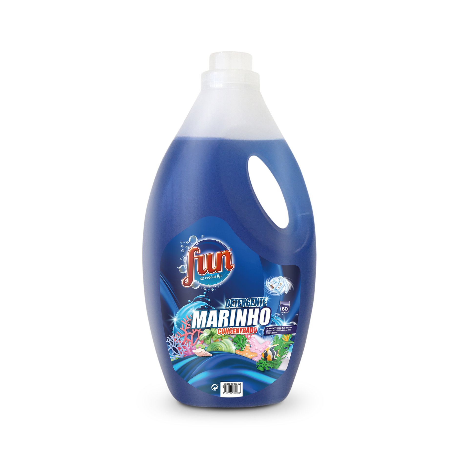 Detergente Líquido Roupa Marinho 60 Doses FUN