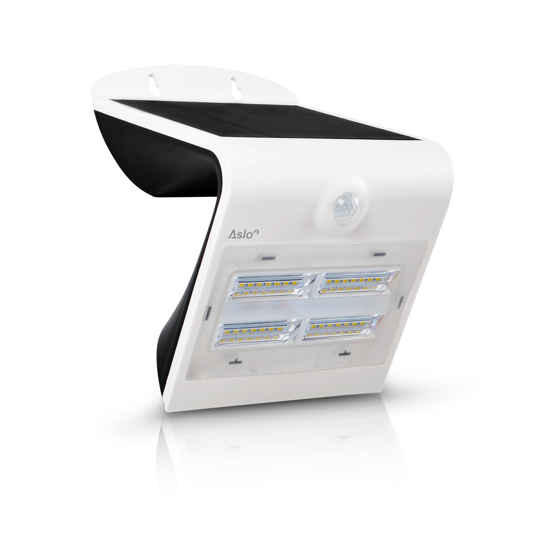 Aplique Led Solar Com Sensor 3.2W Branco ASLO