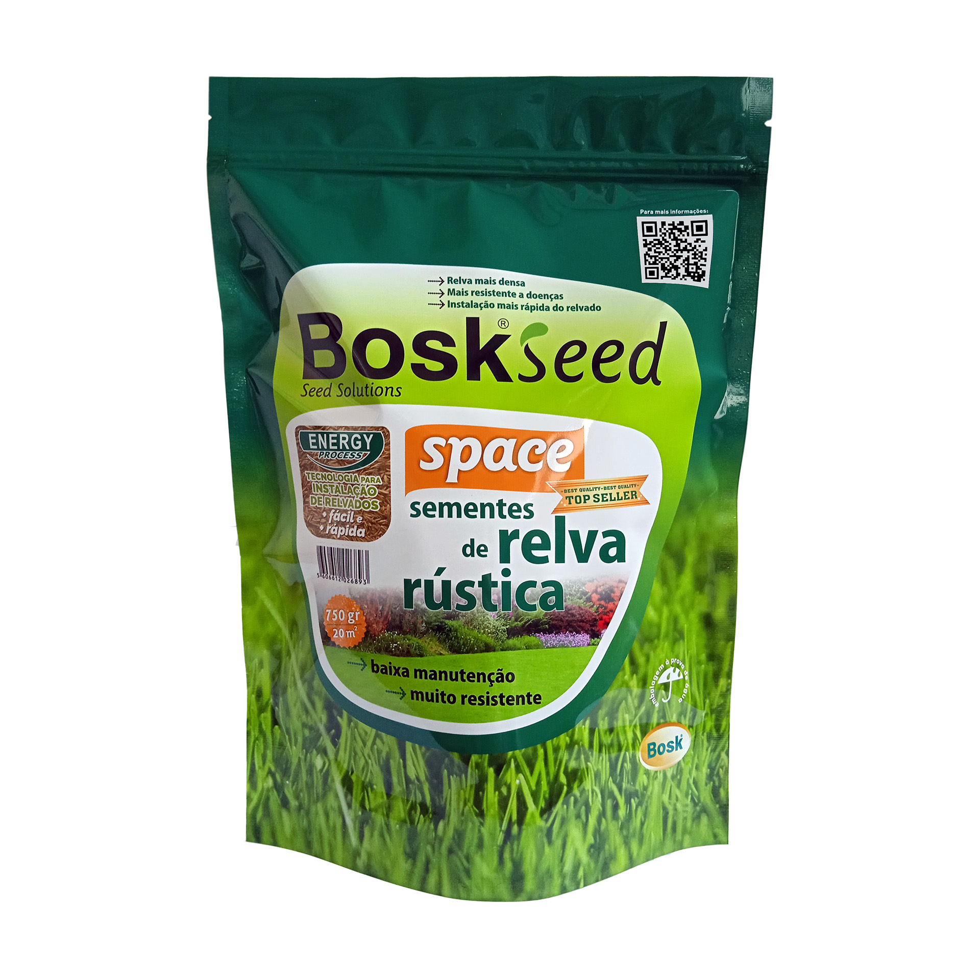 Semente Relva Boskseed Space 750G