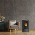 Salamandra a Pellets Riviera 13KW Cinza DELBA