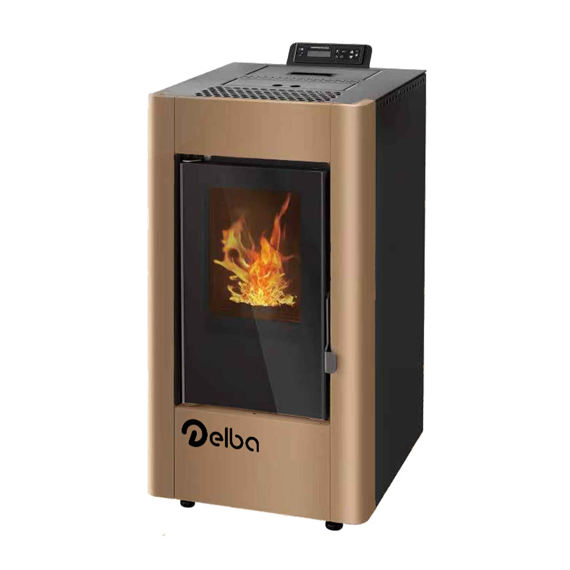 Salamandra a Pellets Riviera 13KW Beje DEBLA