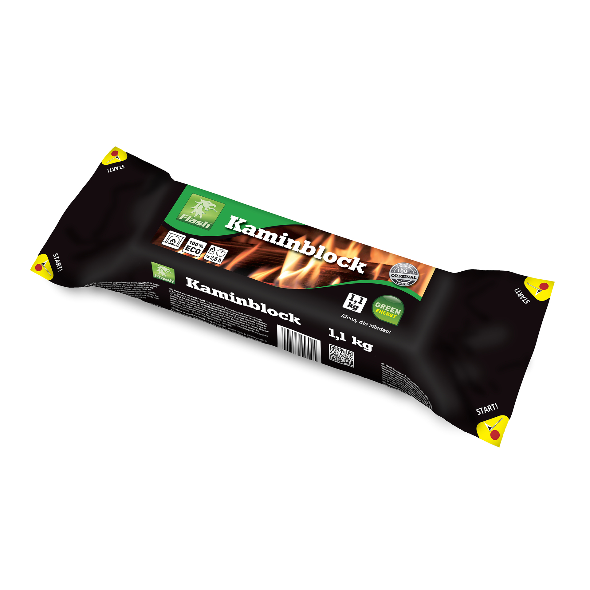 TRONCO LIMPA CHAMINÉS ECOLÓGICO FLASH