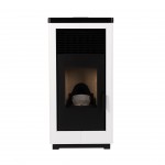 Salamandra Pellets 11Kw Quadrada Branca Salamandra Pellets 11Kw Quadrada Branca