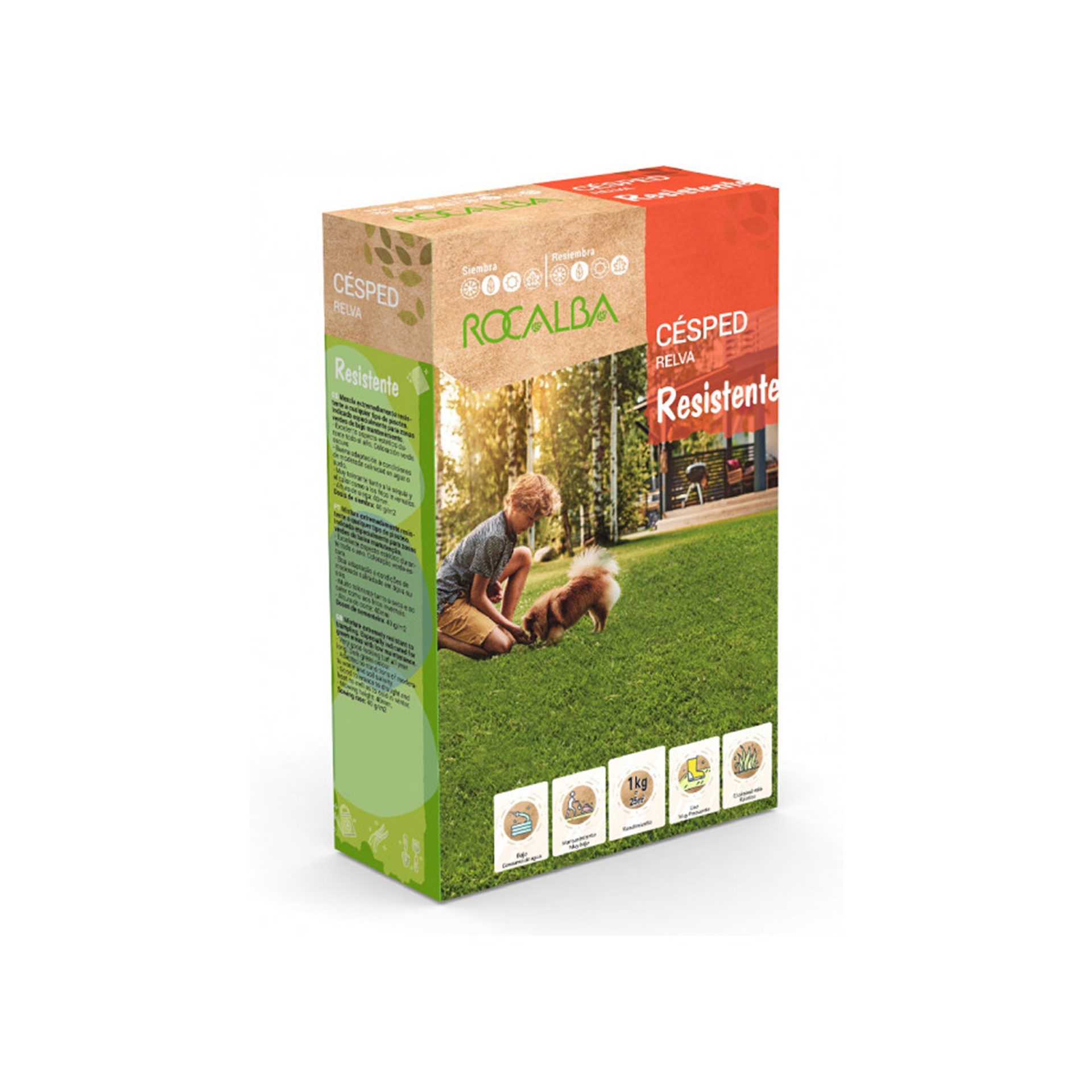 Semente Relva Resistente 1 KG ROCALBA