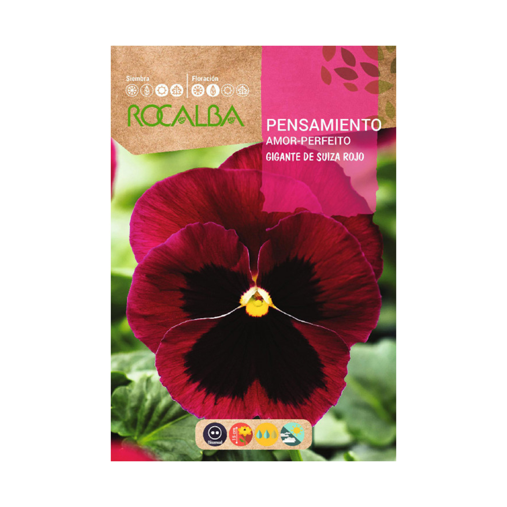 Amor-Perfeito Vermelho 0,5 G ROCALBA