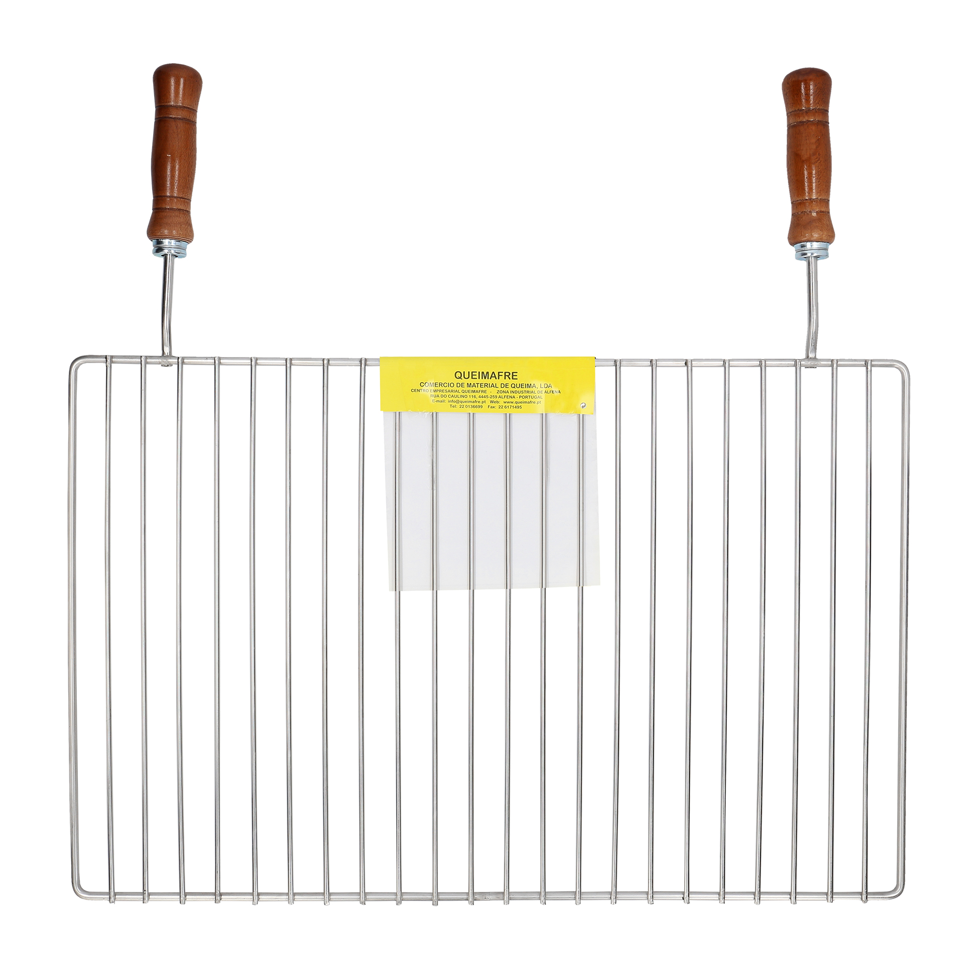 Grelha Churrasco Inox Com 2 Pegas 58X38 CM