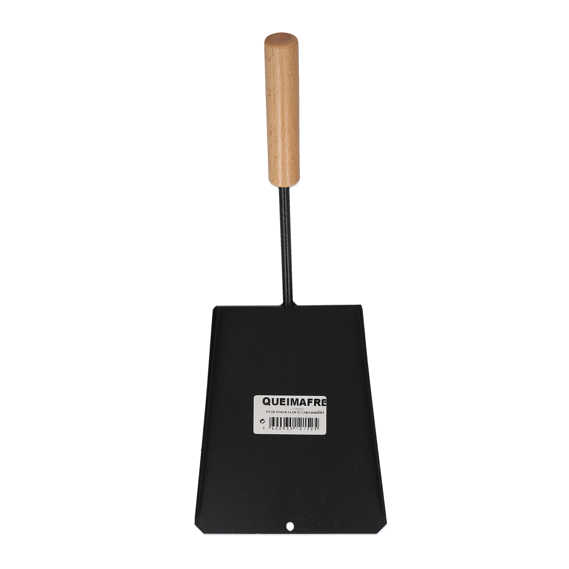 PÁ DE CINZAS PRETA 14 CM