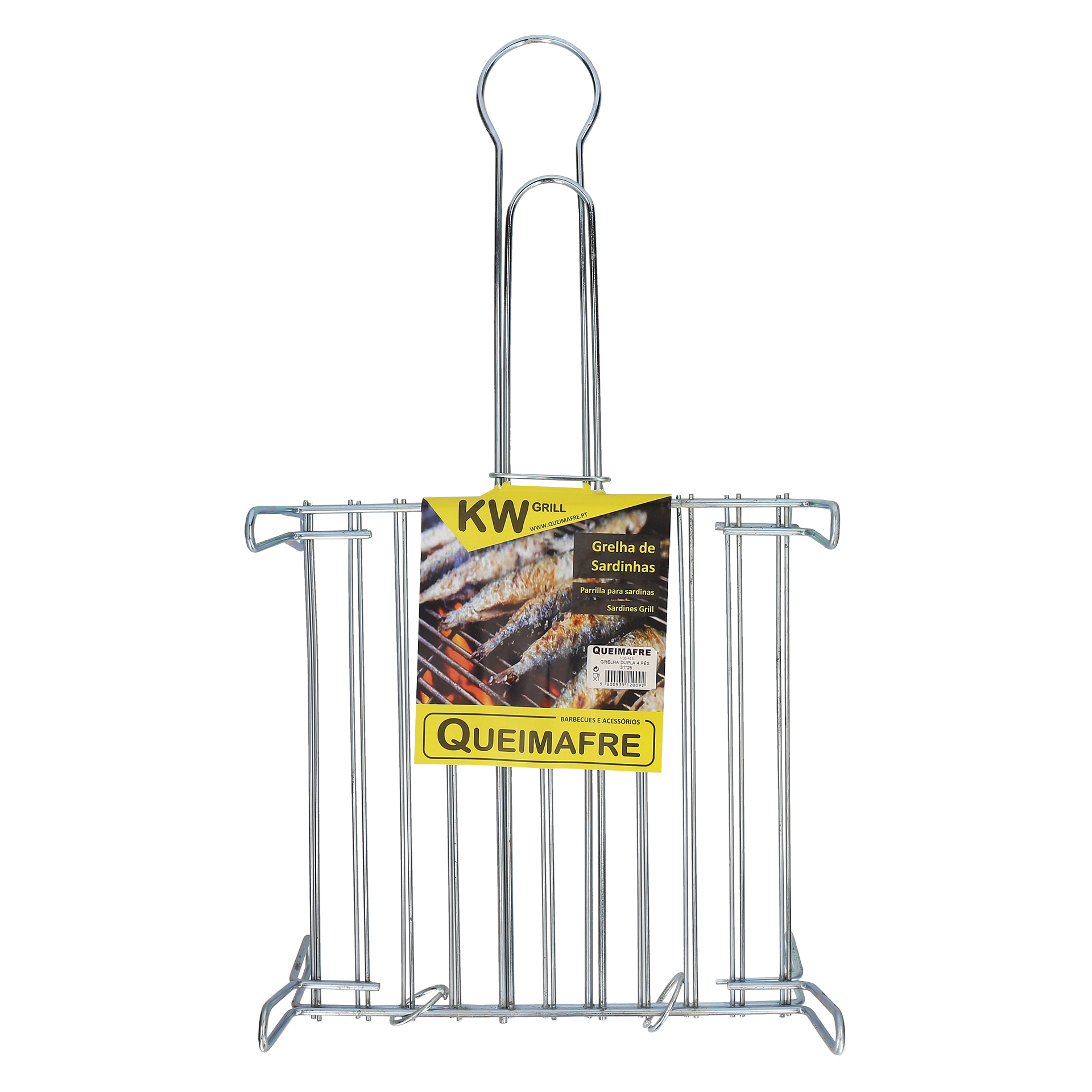 Grelha Com Pés Dupla 28X31 CM