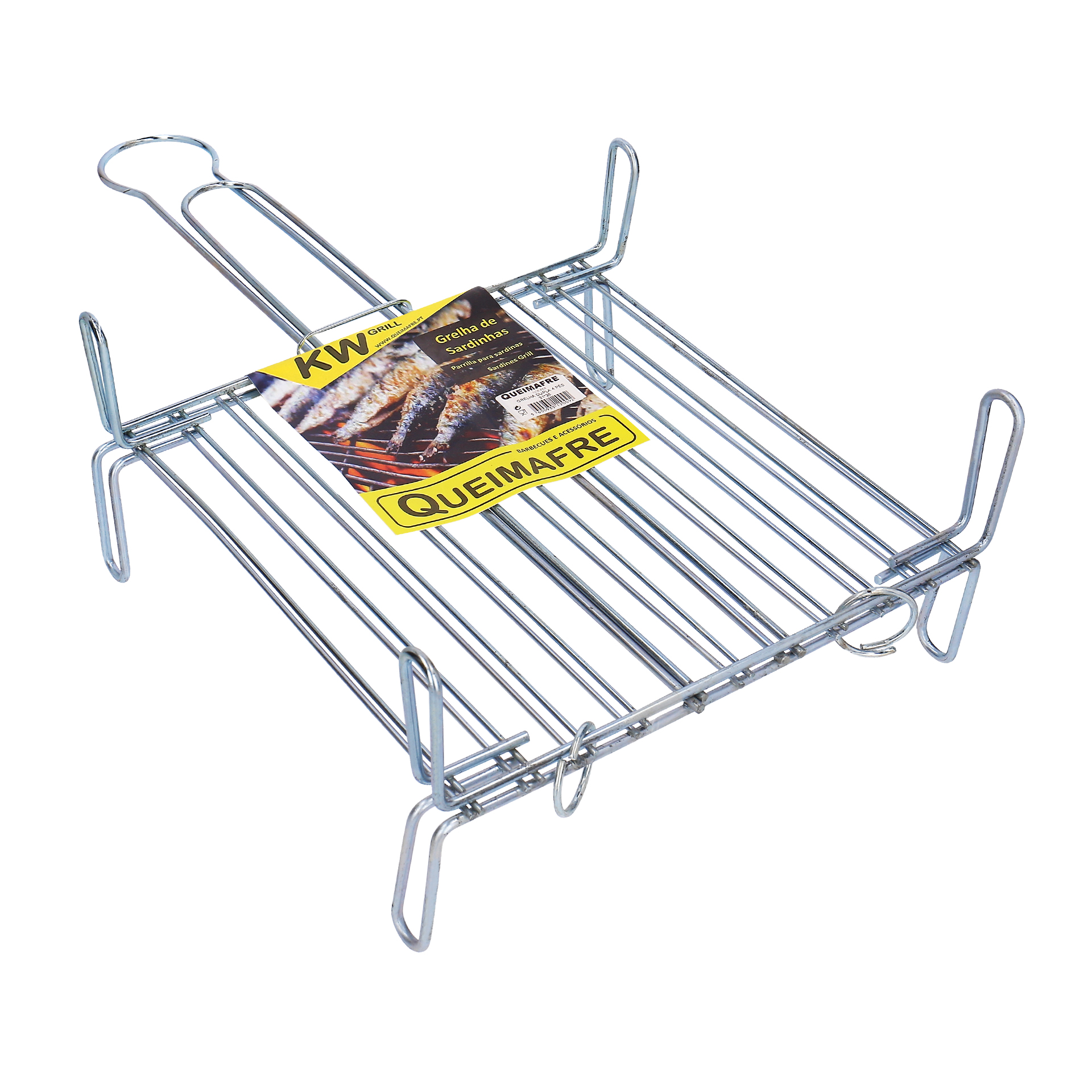 Grelha Com Pés Dupla 28X31 CM
