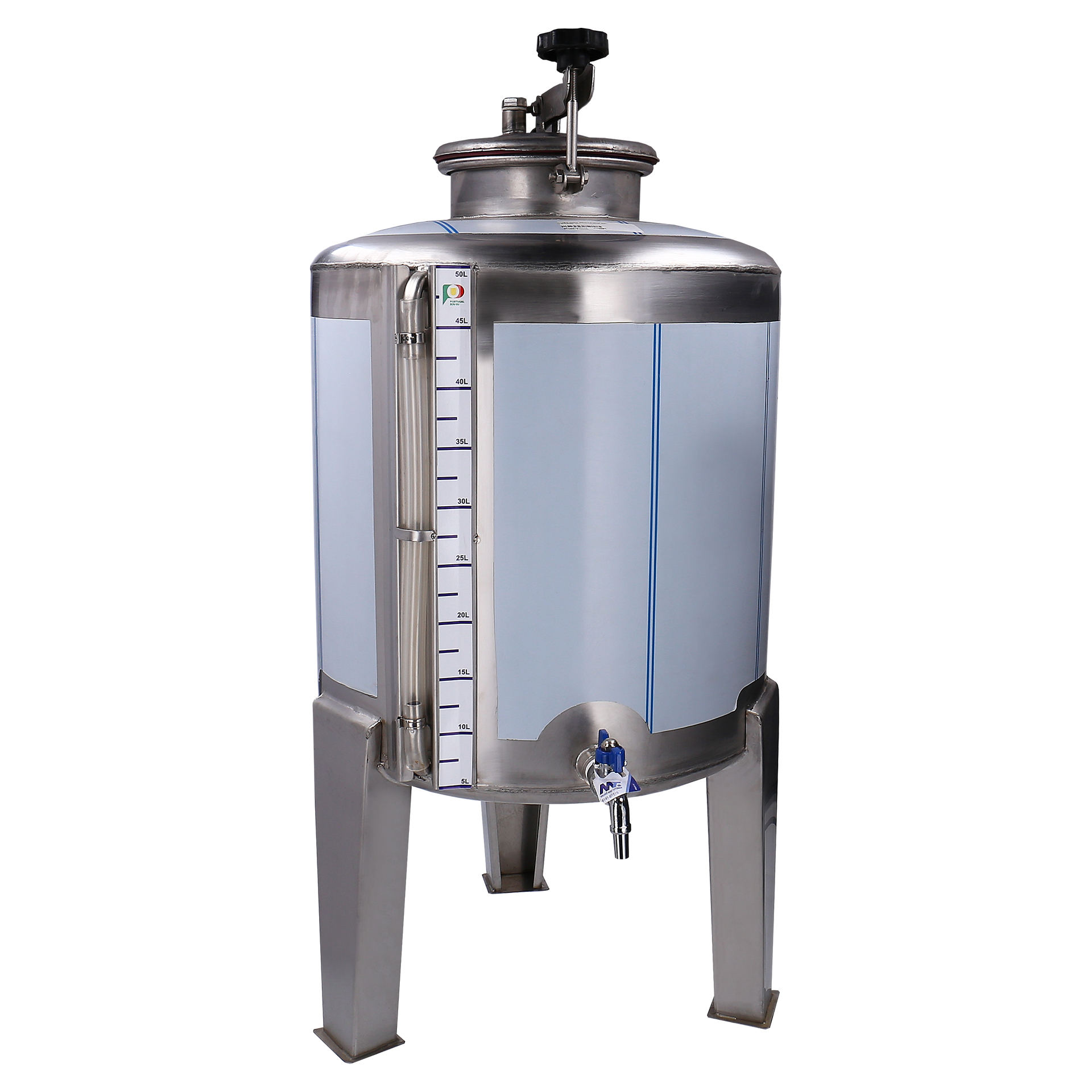 Cuba Inox Com Porta Superior 50 L