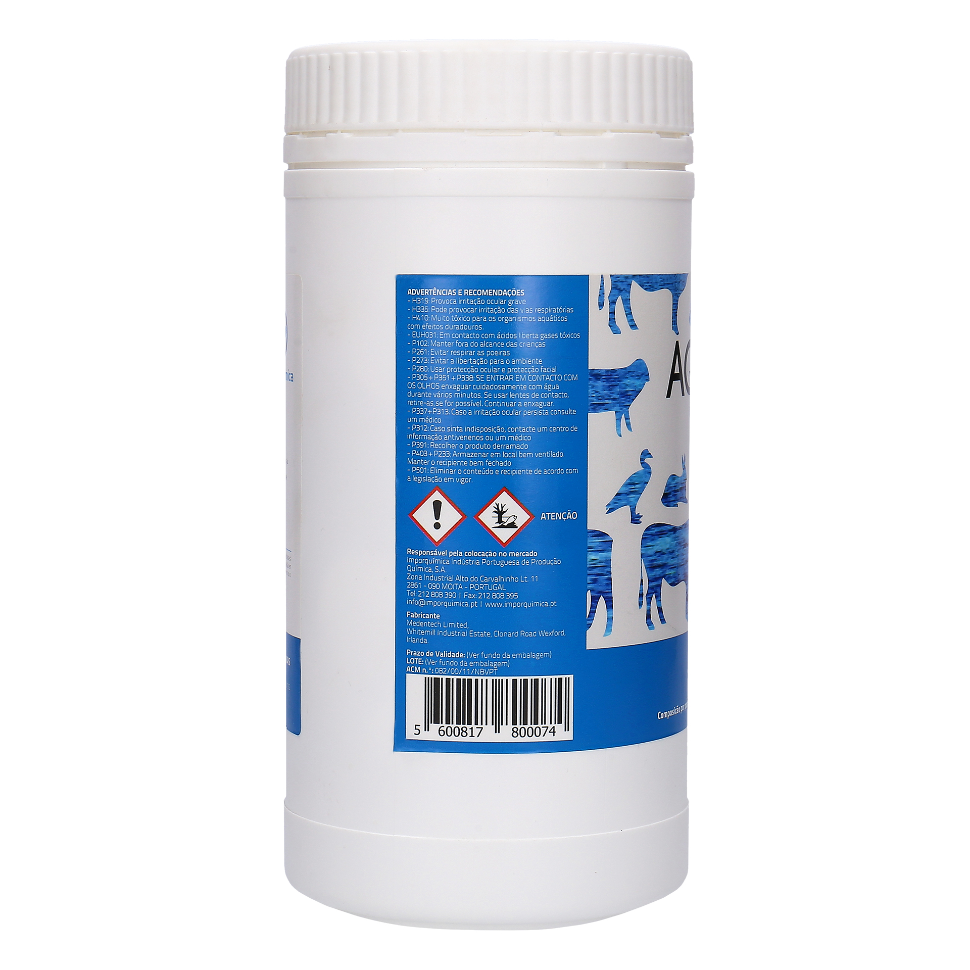 Desinfectante Água 60 Pastilhas AQUASEPT