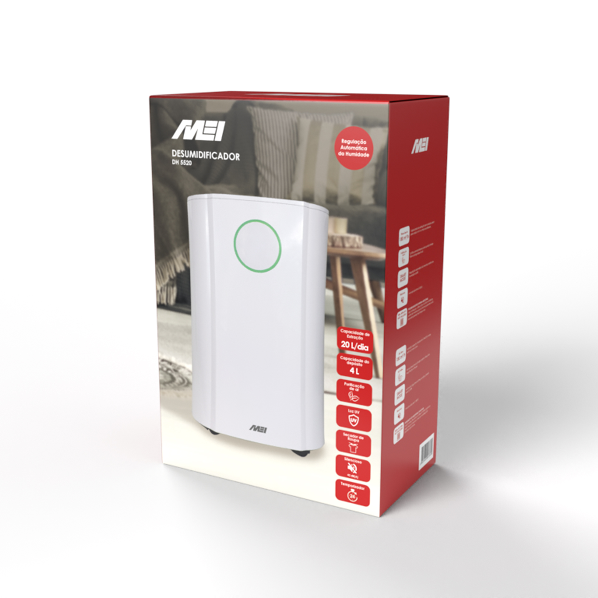 Desumidificador Doméstico 20Lt MEI